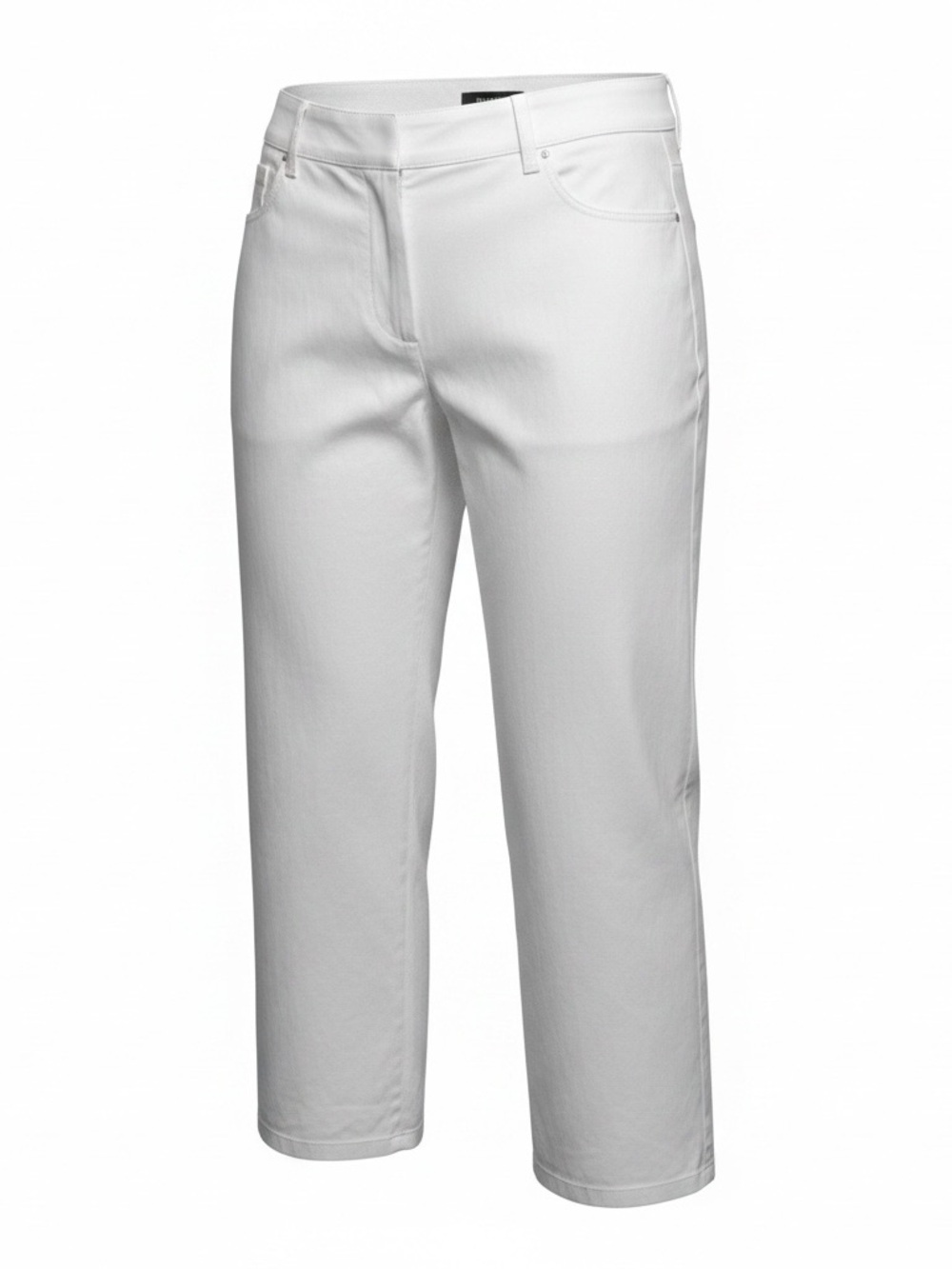 Ladies Talbots Petites The Perfect Skimmer White Cropped Pants - New 12P - Picture 3 of 5